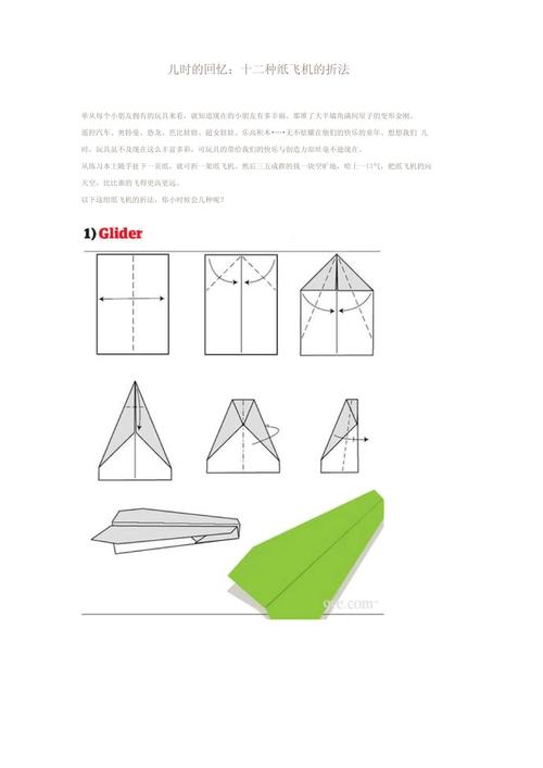 十二种吓人手工纸飞机:手工纸飞机的做法视频教程