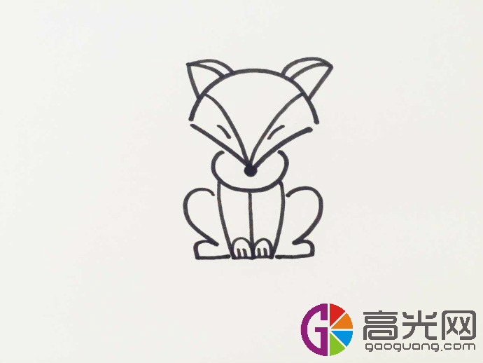 小狐狸简笔画_小狐狸简笔画图片