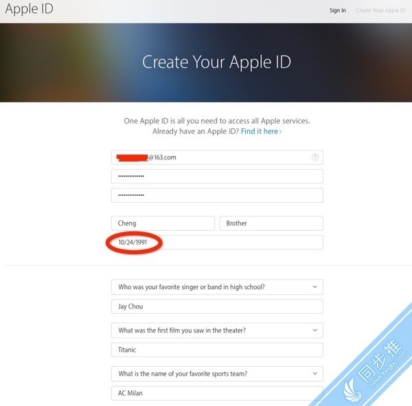 创建appleID_创建appleid目前无法完成您的请求