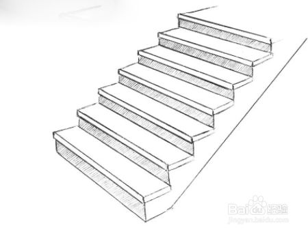 立体梯子画法图片大全，立体梯子画法图片大全集