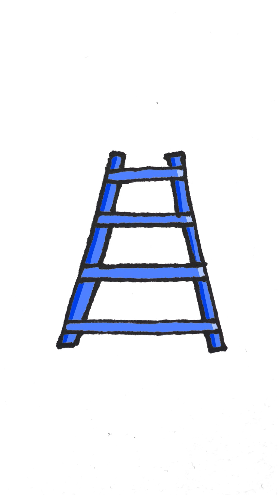 安吉梯子图片绘画，安吉梯子图片绘画图