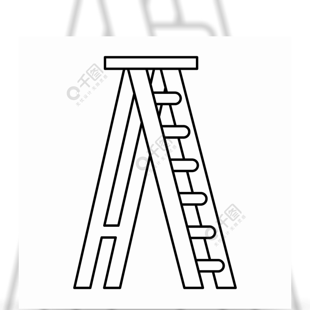 各种各样的梯子图画，各种各样的梯子图画简笔画