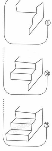 简笔画梯子，梯子简笔画涂色
